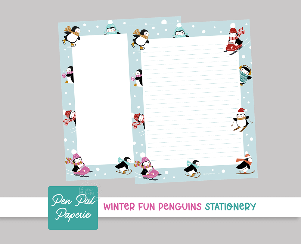 Winter Fun Penguins