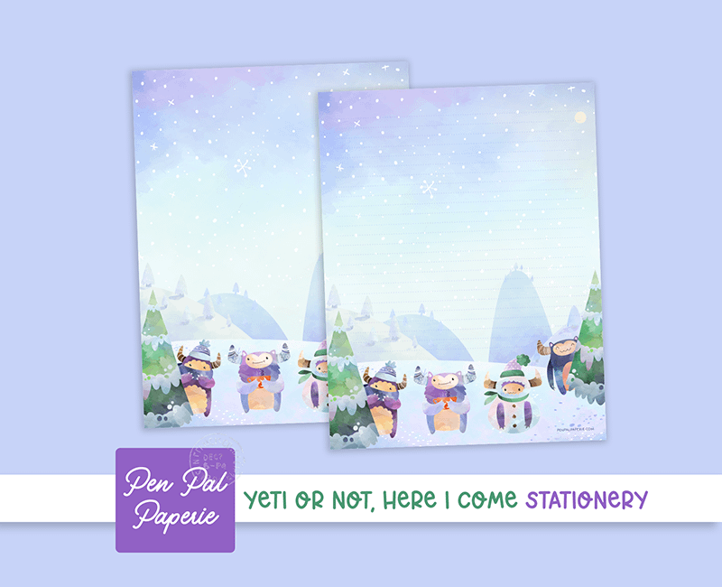 Yeti or Not, Here I Come Stationery